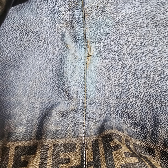 FENDI Zucca Spalmati Ombre Roll Tote Tobacco Nebula - Picture 12 of 12